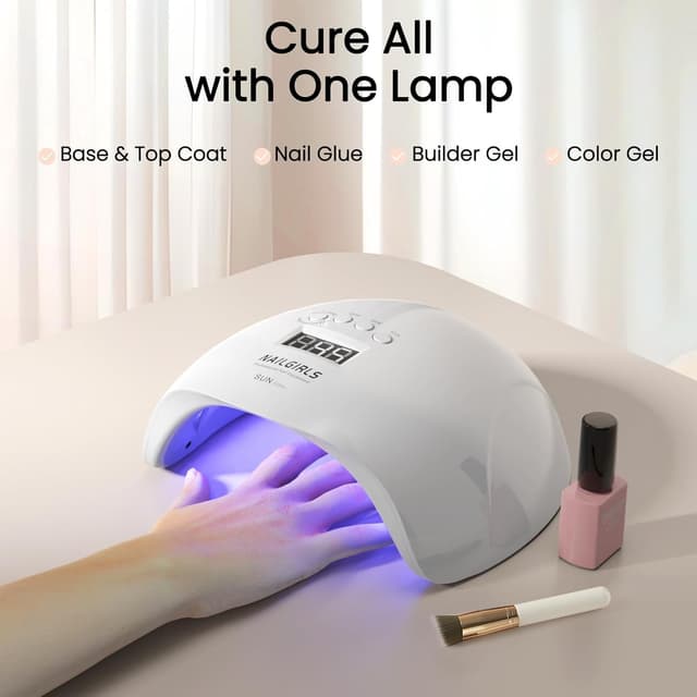 Thumbnail 1 de NAILGIRLS UV LED Nail Lamp 150W Gel Dryer 💅