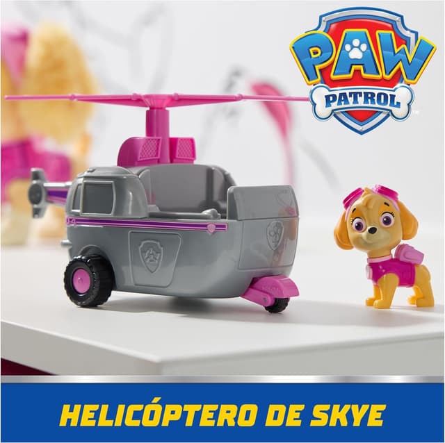 Detalle de Patrulla Canina Helicóptero y Figura Skye 🚁 Juguete 3+