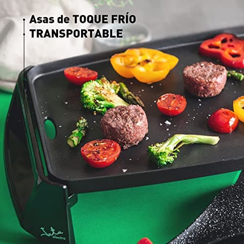 Detalle 1 de Jata GR195 Plancha de asar 46×25 cm, 2.200 W