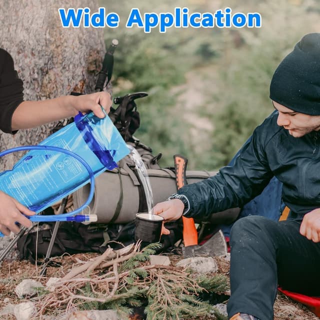 Thumbnail 6 de flintronic 2L BPA-free Hydration Bladder with insulated tube (leak-proof replacement reservoir)