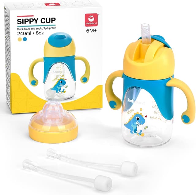 Detalle de hahaland 2 in 1 sippy cups 240ml