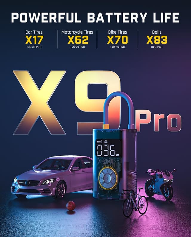 Detalle 2 de Fanttik X9 Pro Luftpumpe 10,3 BAR