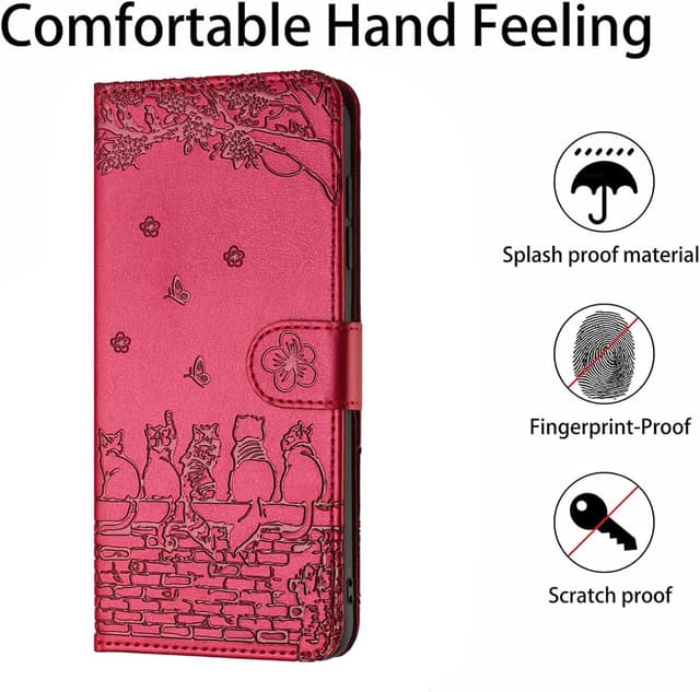 Thumbnail 6 de FALUWONRU Galaxy A20e wallet case 5.8 inch