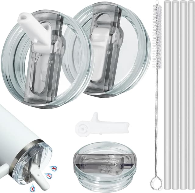 Detalle de Shengruili Stanley Cup Deckel 40 oz, 2er Set