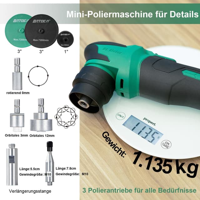 Thumbnail 1 de BATOCA S4 Profi Akku Mini Poliermaschine