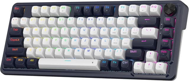 Detalle de Redragon K673 HE Rapid Trigger 8K wired mechanical gaming keyboard (81 keys) with UltraMag magnetic switches