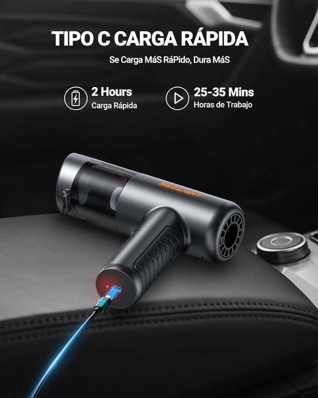 Thumbnail 3 de SEALIGHT 32000Pa Aspirador de mano portátil