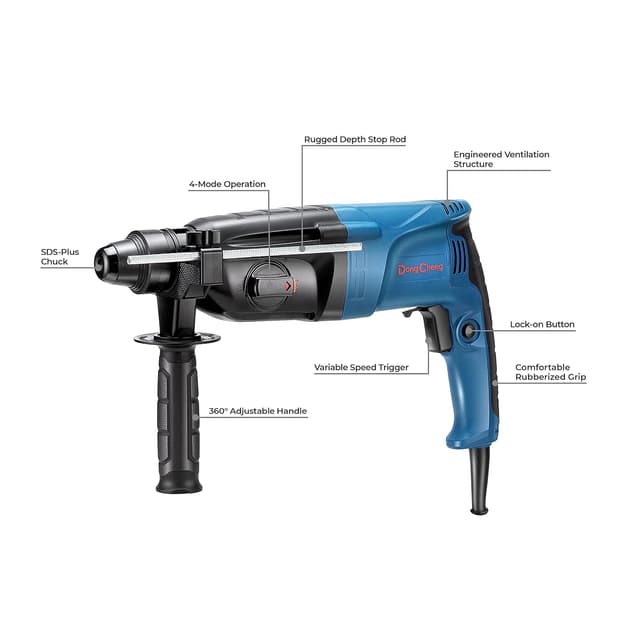 Detalle 2 de 1 Inch SDS-PLUS rotary hammer 6.7A