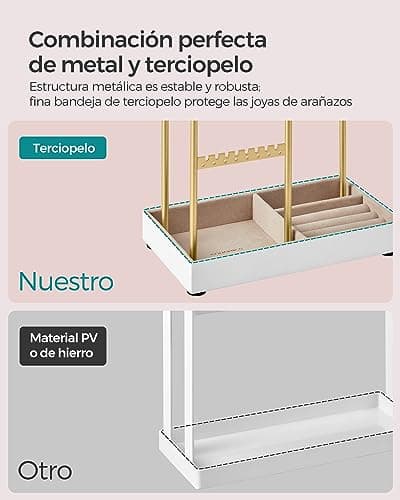 Thumbnail 4 de SONGMICS JJS021A01 Organizador Joyas