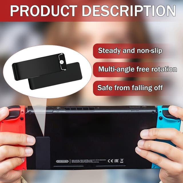 Detalle de talNite Kickstand for Nintendo Switch – adjustable, lightweight replacement stand