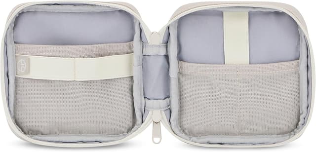 Detalle de Johnny Urban Borsa Organizer per Cavi Ted beige, tech case elegante in materiale riciclato