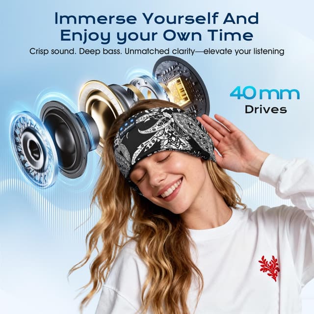 Thumbnail 3 de LC-dolida Cuffie Bluetooth 15 ore