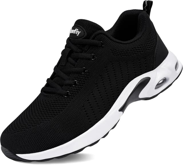 Detalle de Tinefiy Women’s Steel Toe Safety Shoes with Puncture-Proof Midsole (Lightweight, Slip Resistant, Air Cushion)