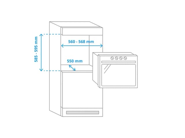 Detalle 2 de NEFF B5ACH7HG3 Einbau Solo-Backofen 275°C 🥘