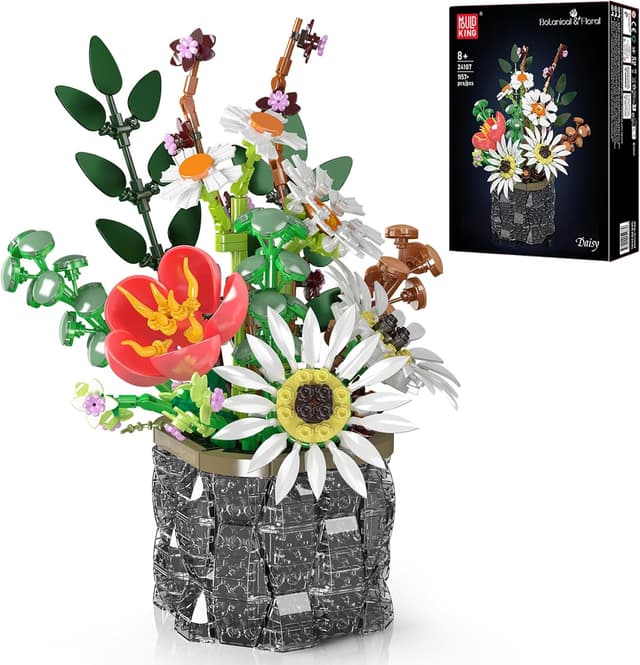 Thumbnail 6 de Mould King 24108 Orchideen-Baustein-Modell