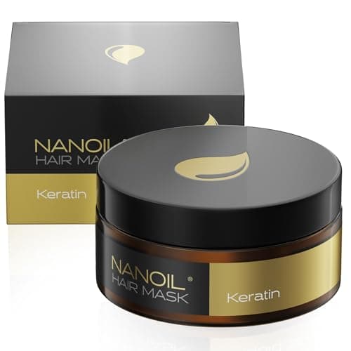 Detalle de Nanoil Keratin Hair Mask 300 ml — mascarilla capilar fortalecedora