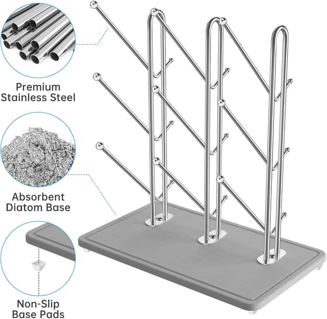 Detalle 2 de NiHome Baby Bottle Drying Rack