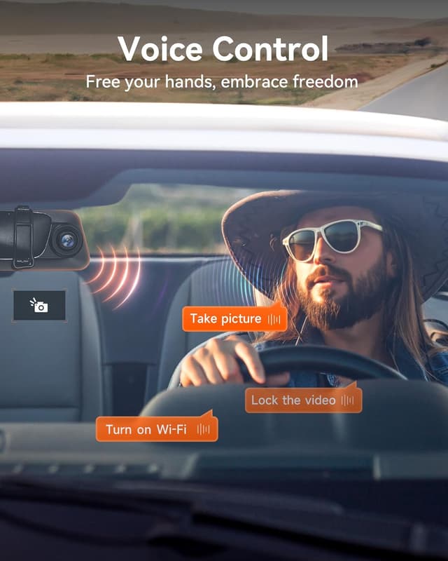 Detalle 2 de WOLFBOX G850 12" 4K Mirror Dash Cam