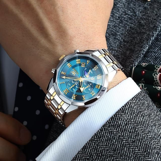 Thumbnail 4 de OLEVS Quarz Herrenchronograph 3 ATM