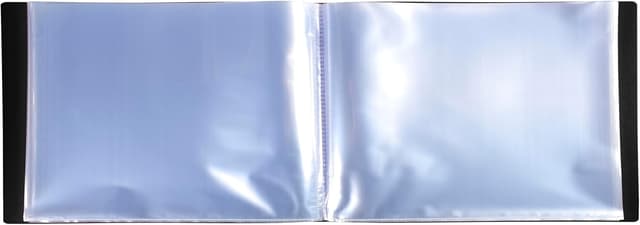 Detalle 2 de Exacompta Ref. 86530E: protezione documenti nera per formato A3 con 20 tasche trasparenti