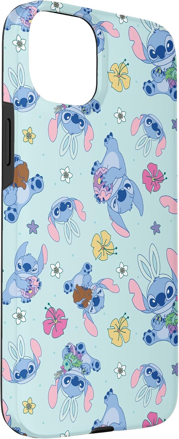 Detalle de Custodia per iPhone 15 Plus Stitch Disney