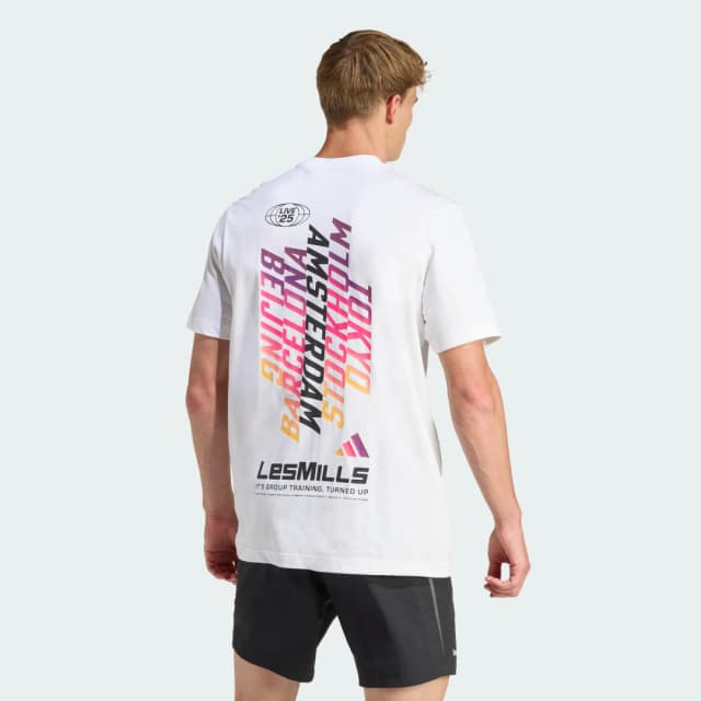 Detalle de Adidas Les Mills Tour Camiseta Estampada