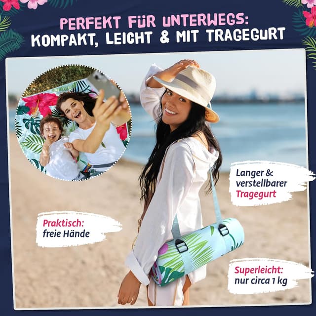 Thumbnail 6 de Bobby Beach Picknickdecke 200x200 cm