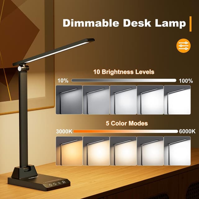 Detalle 2 de Lampada da tavolo LED ricaricabile 2500mAh