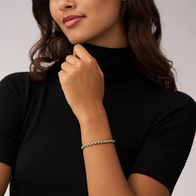 Thumbnail 1 de Fossil Unisex Edelstahlarmband 200 mm