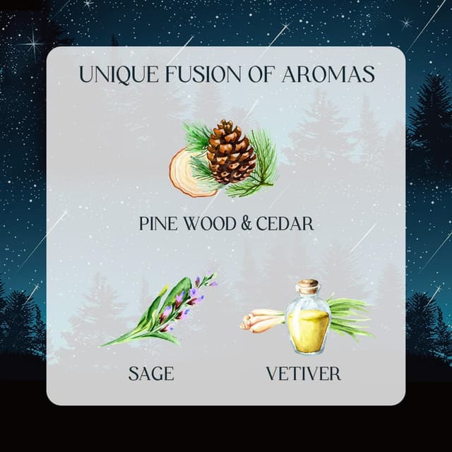 Detalle 2 de CHILLFLAME Men’s Scented Votive Candle Gift Set (Black, 3 pack, 200g)