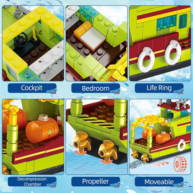 Thumbnail 4 de kiothdre Ocean Explorer Dinosaur Building Set