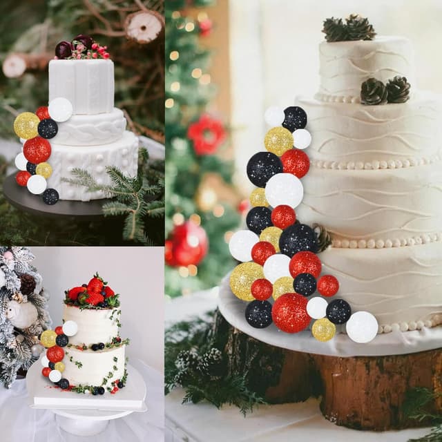 Thumbnail 3 de RIBBOOO Ball Cake Toppers 40 Pack