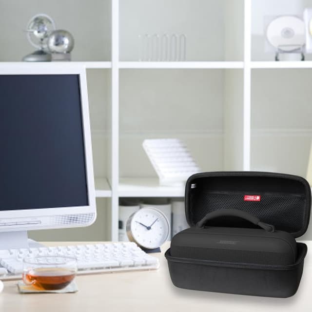 Detalle 1 de Hermitshell hard travel case for Bose SoundLink Max portable speaker (for travel storage, black)