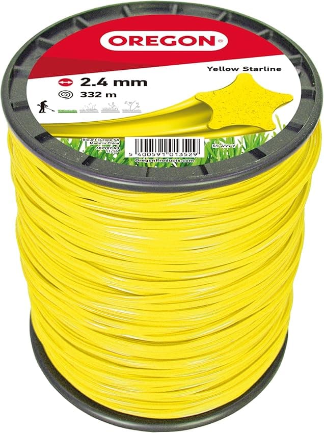 Imagen de Oregon Yellow Star 2,4 mm x 332 m hilo para desbrozadora en OfertitasTOP