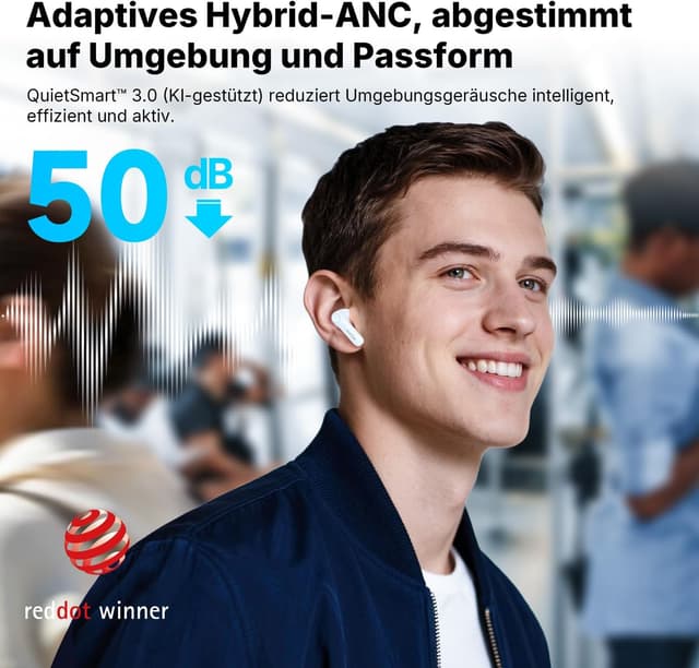 Detalle de EarFun Air Pro 4+ Bluetooth Kopfhörer 54 Std.