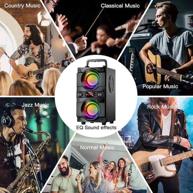 Detalle 2 de Portable Bluetooth Speaker 60W Peak
