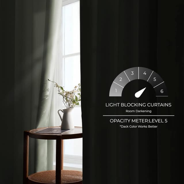 Detalle de MRTREES Thermovorhang für Tür & Vorhang – blickdicht, wärmeschützend, 140×210 cm (1 Stück)