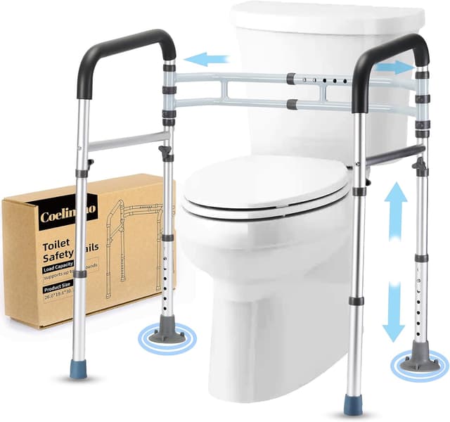 Imagen de Toilet Safety Rails 300 lb Adjustable Toilet Handle 🚽 en OfertitasTOP
