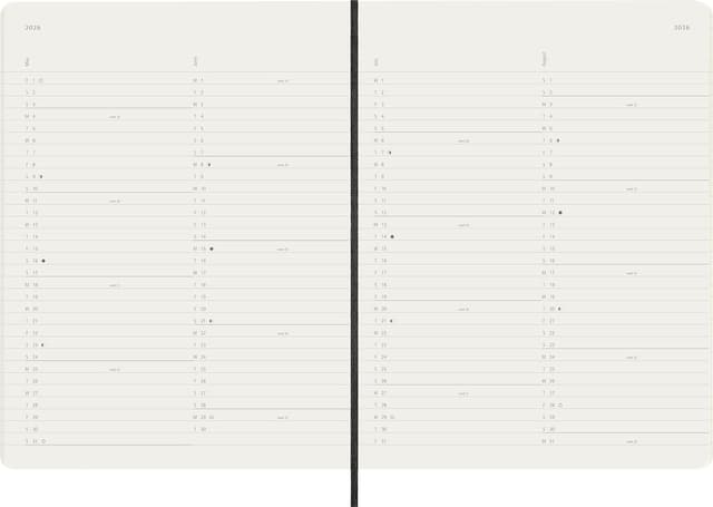 Thumbnail 4 de Moleskine Planificador Mensual XL 19x25