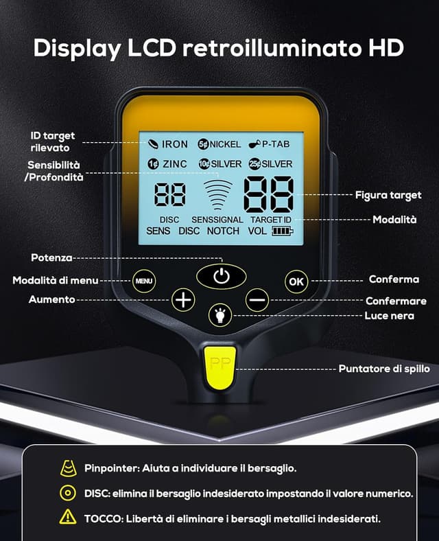 Detalle 2 de OKESAM Metal detector oro 10