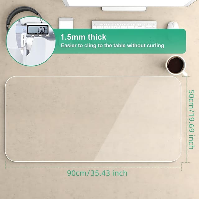 Detalle 2 de NATRKE Schreibtischunterlage 90 x 50 cm