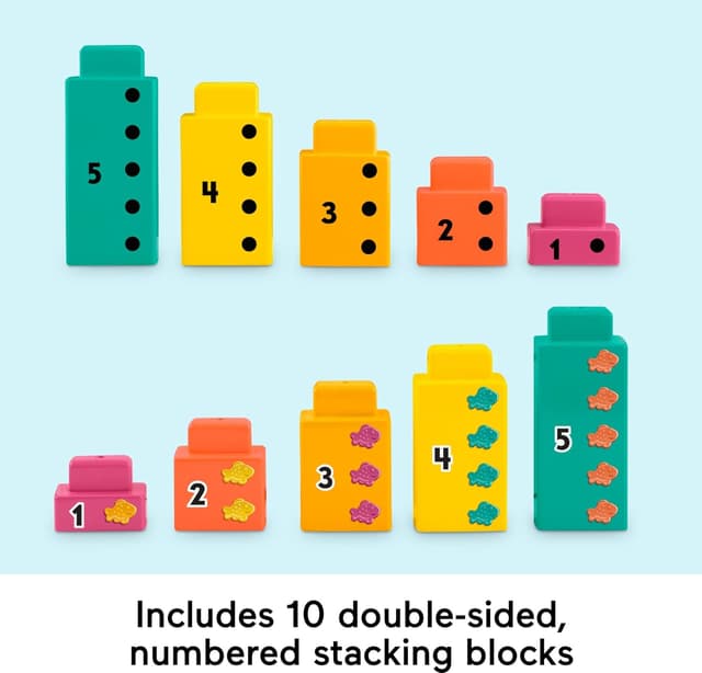 Detalle 2 de Fisher-Price L’Alligator des additions, 10 blocs