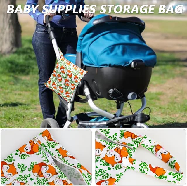 Detalle de NTGRTY Windeltasche (2er-Set) – wasserdichte Wet/Dry Bags aus TPU, mit Reißverschluss