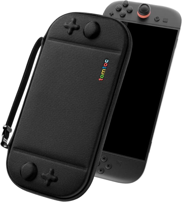 Detalle de TOMTOC Étui rigide pour Nintendo Switch 2 (2025) avec protection et 12 cartouches