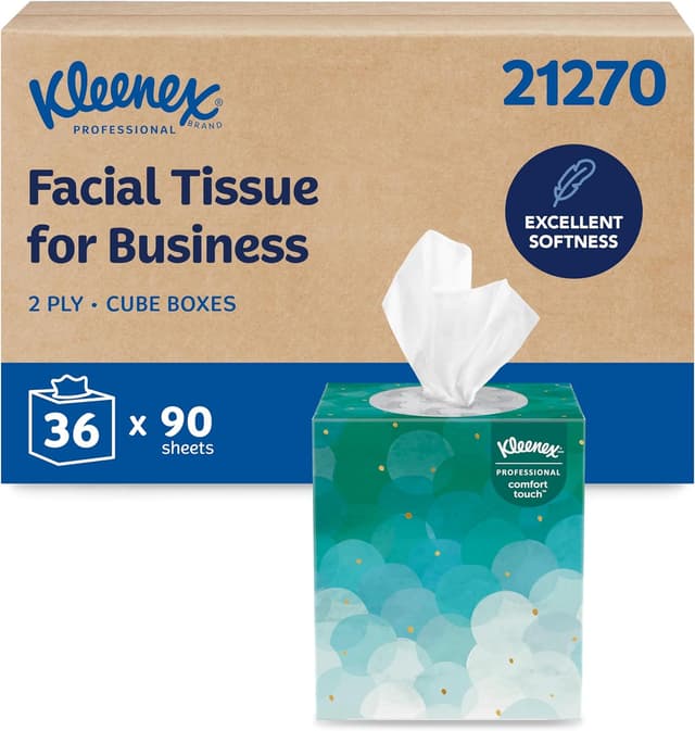 Detalle de Kleenex Professional Facial Tissues 3,240 🧻