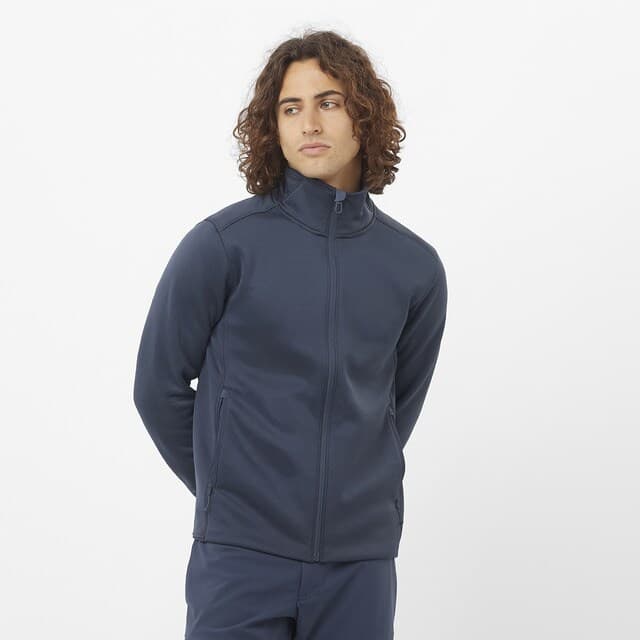 Imagen de Salomon OUTLINE WARM Hombre, Chaqueta intermedia con cremallera en OfertitasTOP