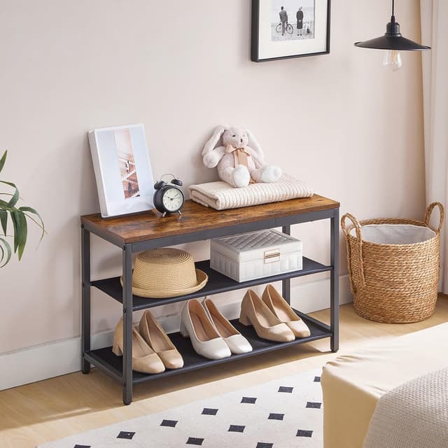 Detalle 2 de HOOBRO 3-Tier Shoe Bench