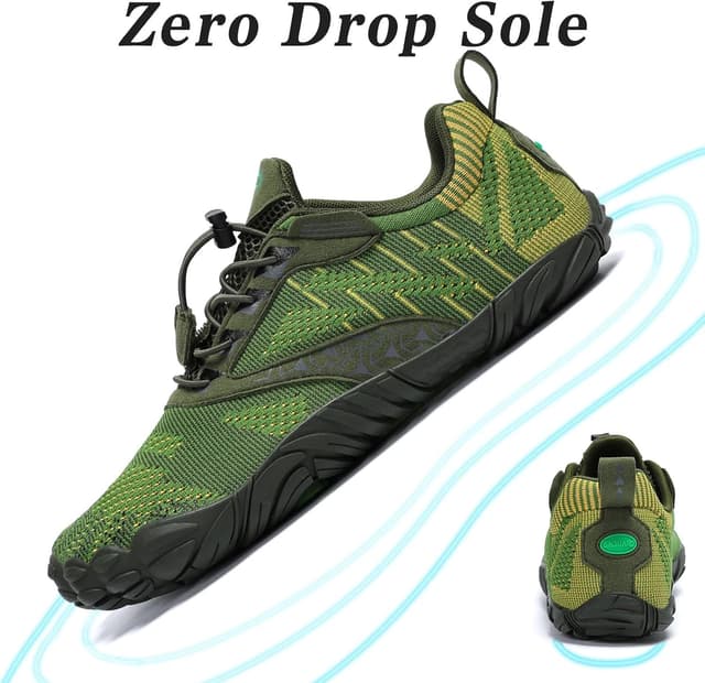 Detalle 1 de SAGUARO Scarpe Barefoot minimaliste unisex outdoor e indoor con lacci elastici