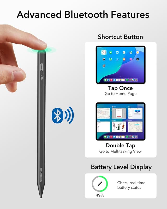 Detalle 2 de ESR Geo Digital iPad Pencil compatible with Find My