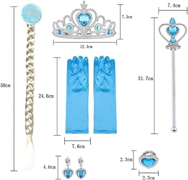 Thumbnail 1 de URAQT Disfraz de Princesa para niñas